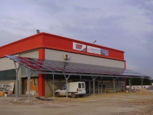 tettoia fotovoltaica