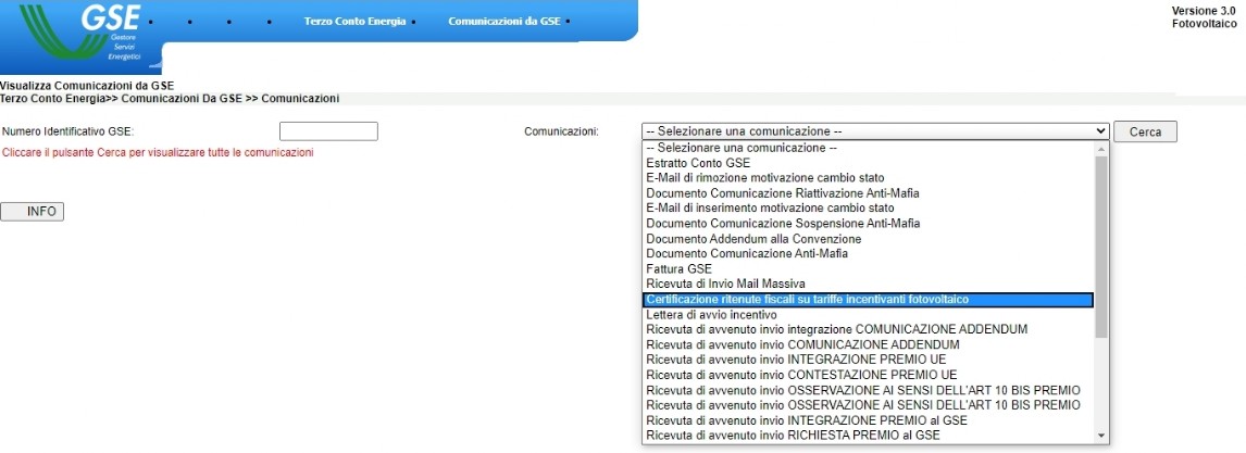 portale gse certificazione ritenute d'acconto impianti fotovoltaici ritenute d'acconto impianti fotovoltaici