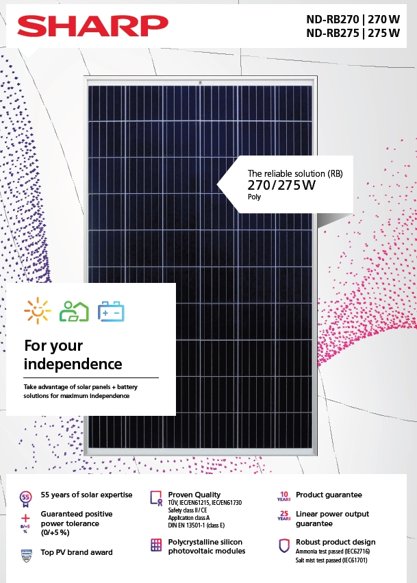 modulo fotovoltaico sharp modulo fotovoltaico sharp