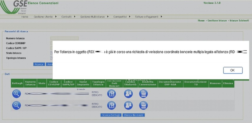 variazione iban gse fotovoltaico